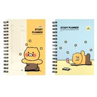 CHOONSIK STUDY PLANNER 6MONTHS sổ tay học tập lịch trình hàng tháng hàng ngày ghi chú ghi nhớ