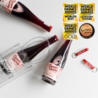 Chooper Bubbly Peach Sangria / Chooper Made In Korea Bubble Shangria Rượu Vang Đỏ Không Cồn 375ml