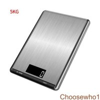 [Choosewho1] Kitchen Food Scale Digital Baking Scale Waterproof Electric Measurement Weighing Tool