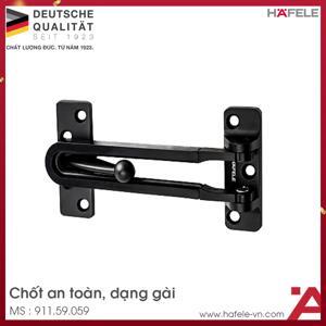 Chốt an toàn dạng gài đen mờ Hafele 911.59.059