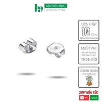 Chốt bạc cho bông tai nữ bạc 925 loại chất lượng BẠC HIỂU MINH CBH 1 đôi