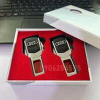 Chốt Cài Dây An Toàn Ô Tô Loại Cao Cấp - Bộ 2 Chiếc Ngắt chuông An Toàn Ô Tô, Nhiều Loại Logo Các Hãng Xe - Audi