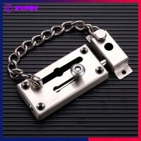 Chốt Cửa Chống Trộm Có Dây Xích KUNBE An Toàn Dạng Trượt Chắc Chắn Bảo Vệ Tốt Ngôi Nhà Của Bạn - Bạc