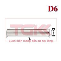 Chốt định vị đặc inox 304 D6 (6-30mm) (Túi 50)