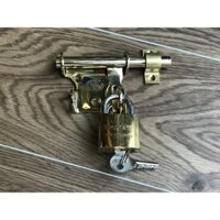 Chốt đồng cửa gỗ, chốt ngang cửa chống trộm, chốt đồng khóa cửa