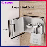 Chốt Khóa Vuông 90 độ Có PAT Khóa KUNBE, Bản Lề Cài Khóa Chốt Cửa, Tiện Dụng Dễ Lắp Đặt - Chốt Nhỏ