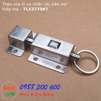 Chốt nhấn gài, chốt bấm gài, then cửa lò xo nhấn gài thép size 37x70mm - TLX3770KT