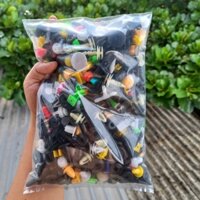 Chốt nút nhựa ô tô 1000 cái thập cẩm , đinh tán , vít nở nhựa chuyên dụng cho ô tô