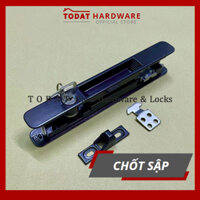 Chốt Sập KINLONG Có Chìa (hàng chính hãng) dùng cho cửa lùa nhôm XingFa (Khoá sập cửa lùa nhôm xingfa)