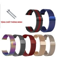 [Chốt thông minh] Dây đồng hồ thép lưới khóa nam châm đủ size 12 14 16 18 20 22 mm