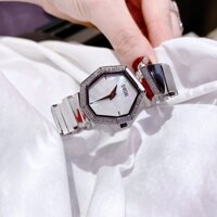 Christian Dior Gem |Nữ Giới |Mặt Bát Giác |Đính Đá |Dây Kim Loại Trắng Silver |Máy Pin (Quartz) |Size 30mm