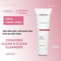 Christina Comodex Clean & Clear Cleanser - Sữa Rửa Mặt Làm Sạch Sâu Cho Da Dầu Mụn 250ml