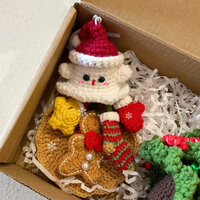CHRISTMAS KEYCHAIN | Móc khoá noel handmade bằng len treo túi