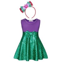 Christmas Mickey Mermaid Dresses Bell Princess Dresses Children's Dresses Children's Dresses