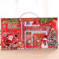 Christmas Stationery Set Pencil Eraser Ruler Sharpener Pencil case Primary School Holiday Gift