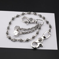 CHROME HEARTS  Dây chuyền túi/ Dây chuyền túi đeo chéo bạc 925 / Dây đeo thiết kế khóa tôm hùm