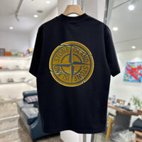 Chrome Hearts Nam Mới Mỹ Retro Pound Rời Kích Thước Lớn Màu Đen In Hình Áo Thun Cotton Cao Cấp 100% 402