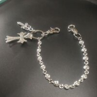 Chrome HEARTS Túi Treo Dây Xích Ngang Eo Dây Xích Khóa Đầu Hợp Thời Trang Nam Mỹ Jeans Dây Xích