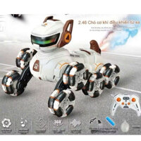 Chú chó robot điều khiển từ xa thông minh kết hợp xe điều khiển vượt địa hình 360 độ mới