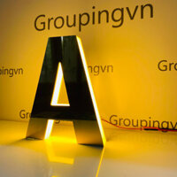 Chữ có đèn hắt sáng chân, chữ có đèn, chữ nổi dán tường, chữ dán biển quảng cáo