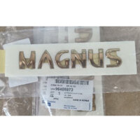 Chữ dán sau xe Daewoo Magnus, logo, chữ nổi, decal, tem dán xe - Phụ tùng Tuấn Triết
