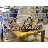 Chữ dán tường alu đám cưới