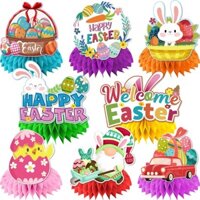 Chủ Đề Phục Sinh Tổ Ong Đồ Trang Trí Hoạt Hình Thỏ Đảng Trang Trí Tiệc Tổ Ong Bàn Giấy Đế Tổ Ong#YZWJ3.27#