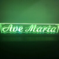 Chữ Điện MiCa Ave Maria Đèn Led Để Bàn Thờ -  7 Màu ( 30cm 40cm 50cm ) - Quà tặng Công Giáo NS1302