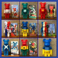 Chú gấu "bụng phệ" Bearbrick Flag 100%, có card. MS: 002.