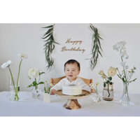 Chữ Happy Birthday gỗ hàn quốc