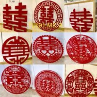 Chữ hỷ trang trí đám cưới
