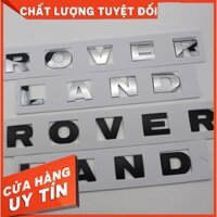 Chữ Land Rover nổi dán trên Xe Hơi