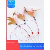 Chú mèo ngộ nghĩnh dính cực dài mèo tự sướng cứu trợ hiện vật có thể được cố định dây thép chống cắ