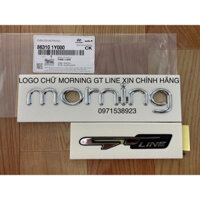 CHỮ MORNING GT LINE DÁN XE KIA MORNING GT LINE XỊN CHÍNH HÃNG 863101Y000 giá rẻ