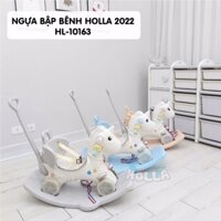 CHÚ NGỰA BẬP BÊNH HOLLA 2022 HL-10163 CÓ NHẠC ( Làm xe đẩy, chòi chân, bập bênh )