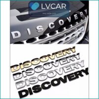 Chữ nổi 3D Discovery dán nắp capo - tem chữ dán trang trí đầu xe hoặc đuôi xe hoặc thay thế Tem gốc LV CAR