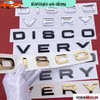 Chữ nổi 3D Discovery dán nắp capo - tem chữ dán trang trí ô tô Bảo Hành Uy Tín Lỗi 1 Đổi 1 - Gold