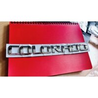 Chữ Nổi Colorado Dán Sau Xe - Tem Chữ Colorado Dán Sau Xe