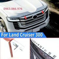 Chữ Nổi Land Cruiser Dán Nắp Capo Land Cruiser LC300 2023 2024 2025.Tem Chữ Land Cruiser