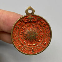 CHU SA | MIẾNG ĐỒNG HOẠ TIẾT TÂY TẠNG