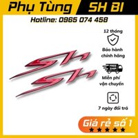 Chữ SH màu đỏ chính hãng Honda cho SH Việt Nam