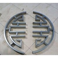 chữ thọ bằng thép hộp mạ kẽm