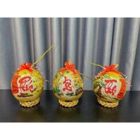 Chữ thư pháp kim tuyến dán dưa,dừa,bưởi,dán quạt,dán mẹt...có keo