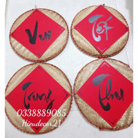 Chữ Thư Pháp Vui Tết Trung Thu trang trí, sẵn kho, rất đẹp dùng cho Tết trung thu, hàng có sẵn