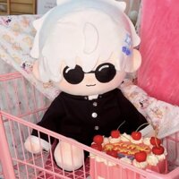 👉🔥chú thuật hồi chiến chap🔥👈Gojo.40CM búp bê Nhồi Bông.có thể thay quần áo.Manga.ngoại vi anime doll