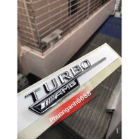 chữ TURBO AMG, tem TURBO 4matic