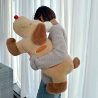 Chữa bệnh sang trọng chó con ngủ gấu bông búp bê gối ngủ với đồ chơi sang trọng dài