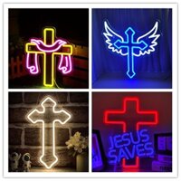 Chúa Giêsu Thánh Giá Đèn Neon Logo Trang Trí Nhà Cửa Đèn Led Neon Logo Trang Trí Tường Trắng Giáng Sinh Năm Mới Đám Cưới Sinh Nhật Logo Trang Trí Lễ Phục Sinh Đèn Led Neon Trang Trí Chúa Giêsu Ánh Sáng Lên Xuống Chữ Thập Đèn Neon Trang Trí Tường Ngày Lễ R
