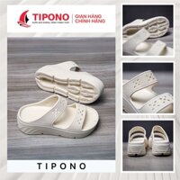 (CHƯA KÈM CHARM) Dép Hai Quai Nữ Đế Cao 6CM TIPONO Kiểu Dáng Basic Sục Đế Cao Mềm Chống Trượt LM84