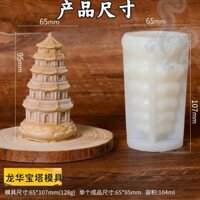 Chùa Rồng Xoài Mousse Khuôn Silicon Kem Tháp Pháp Hình Bánh Cấp Thực Phẩm Món Ăn Hình